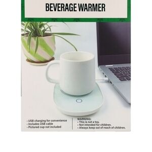 White USB Beverage Warmer